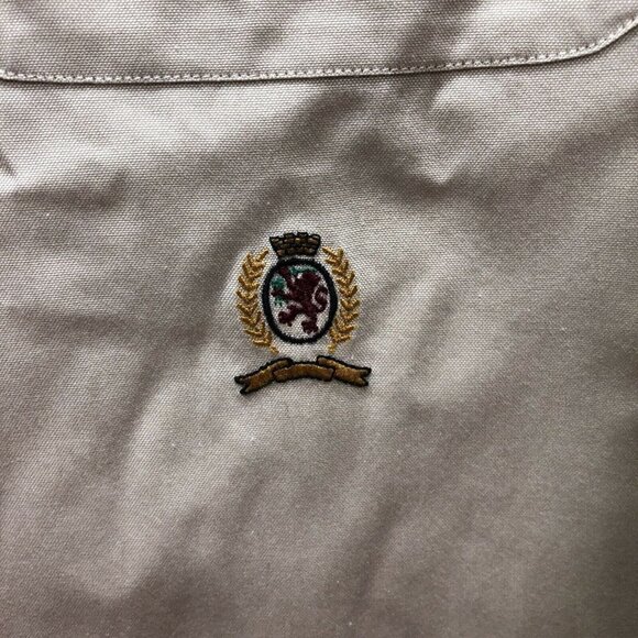 Tommy Hilfiger Mens 16 34/35 Beige Button Shirt - Picture 4 of 5